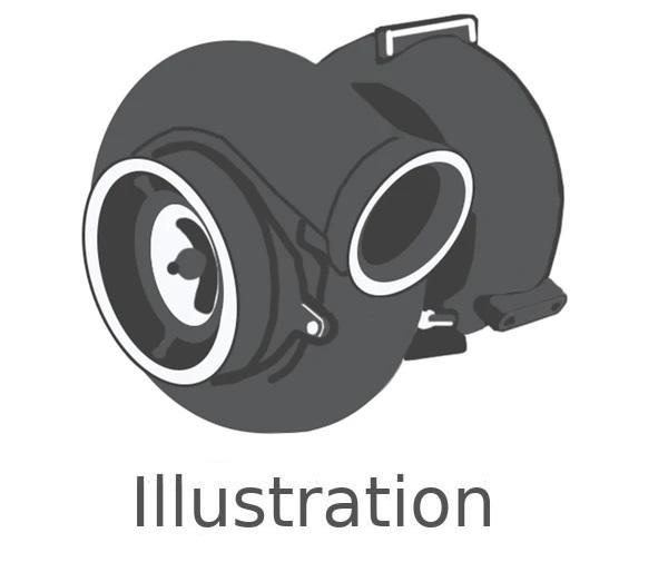 MAN genuine Turbocharger 51.09100-7870, 51.09100.7870, 51091007870