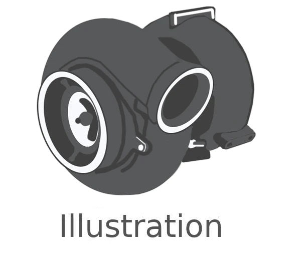 MAN genuine Turbocharger 50.09100-7009, 50.09100.7009, 50091007009