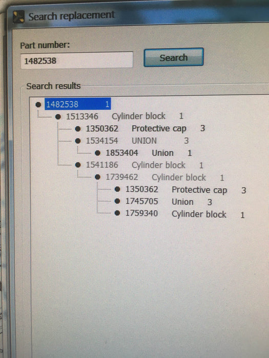 Scania Crankcase / Kurbelgehäuse DC16 / EU3 148 2538 - 151 3346 - 175 9340 (used / gebraucht)