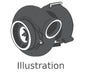 MAN genuine Turbocharger 50.09100-7009, 50.09100.7009, 50091007009