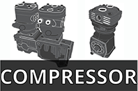 Offering Mercedes, Wabco (New) Compressor 9125103030 = 4571305015